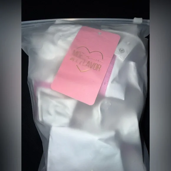 Moe Flavor White and Pink LATEX SUCCUBUS NURSE Halloween costume - Picture 7 of 7